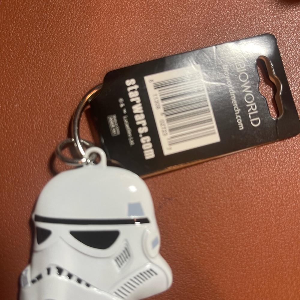 Star Wars storm trooper key chain